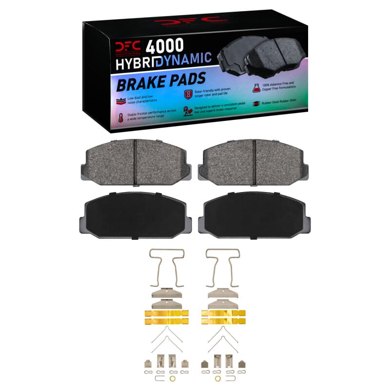 DFC — DFC 70-79 Toyota Corolla (US/Canada) Front 4000 HybriDynamic Brake Pads and Hardware Kit
DFC Brake Pad Set