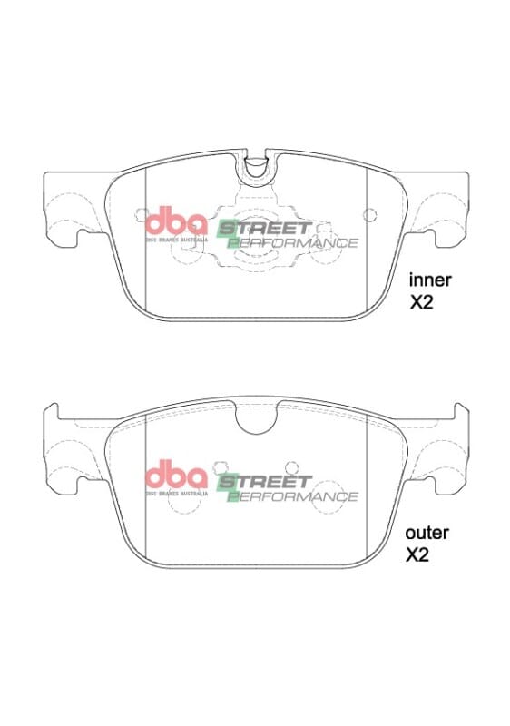 DBA — DBA 19-22 Volvo S60 (322mm Front Rotor) Rotor Front SP Performance Brake Pads
Brake Pad