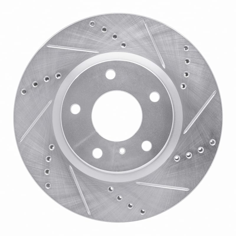 R1 Concepts — R1 03-05 Infiniti G35 Front Right Drilled & Slotted Silver Brake Rotor
R1 Brake Rotor Drill