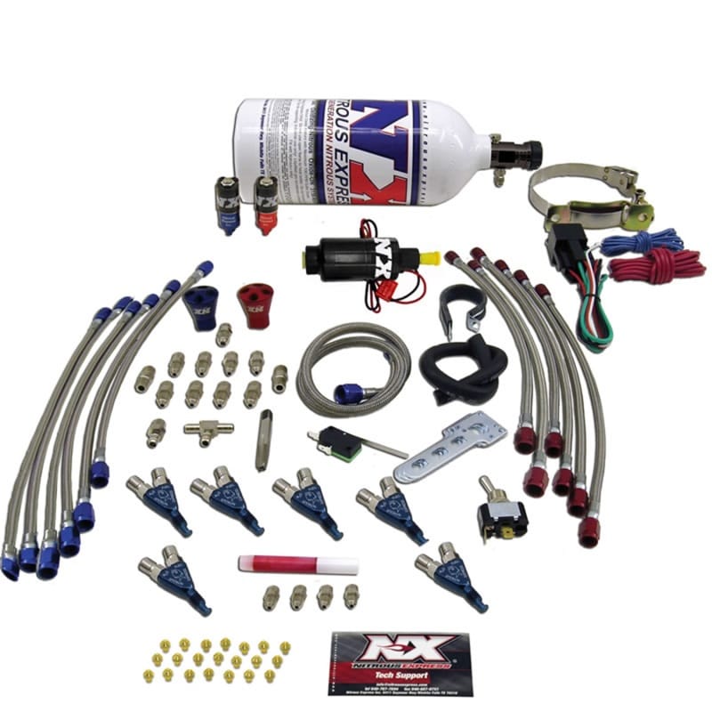 Nitrous Express — Nitrous Express Six Cyl Piranha Nitrous Kit w/2.5lb Bottle
Injection System Kit
N2OSys