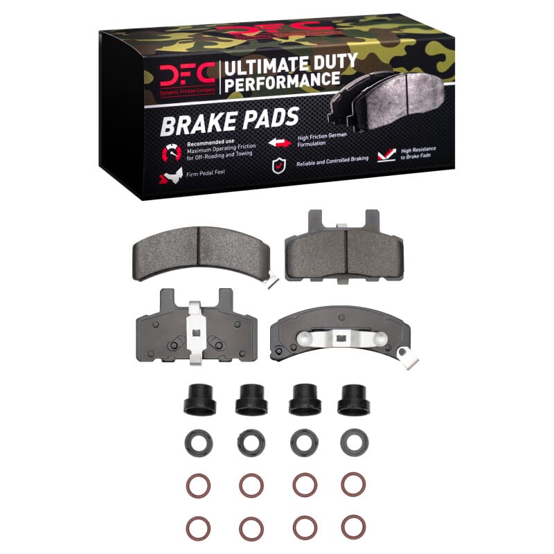 DFC — DFC 88-02 Cadillac DeVille Front Ultimate Duty Performance Brake Pads and Hardware Kit
DFC Brake Pad Set