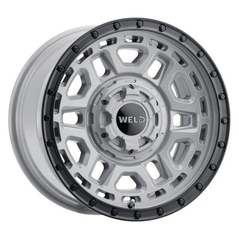 Weld — Weld Off-Road Crux 17x9in / 6x135 BP / ET -12 / 106.1mm Bore - Gloss Armor Gray / Satin Black Wheel