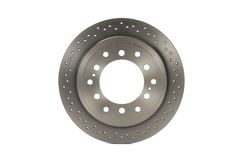 Brembo OE — Brembo 10-20 Lexus GX460 / 10-20 Toyota 4Runner Drilled Xtra Brake Disc - Rear