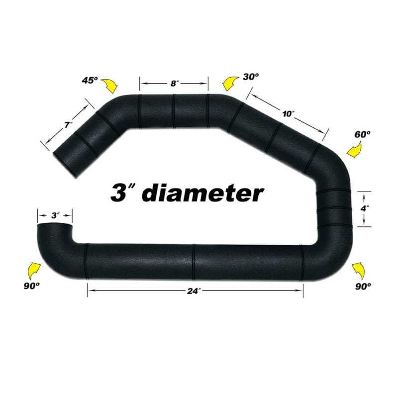 Airaid — Airaid U-Build-It - 3in Intake Tube
