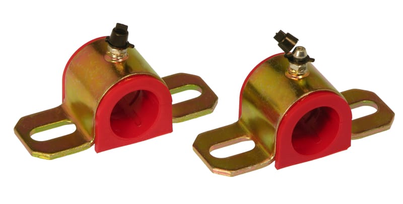 Prothane — Prothane Universal Greasable Sway Bar Bushings - 25MM - Type A Bracket - Red
SWAY BAR BUSHINGS