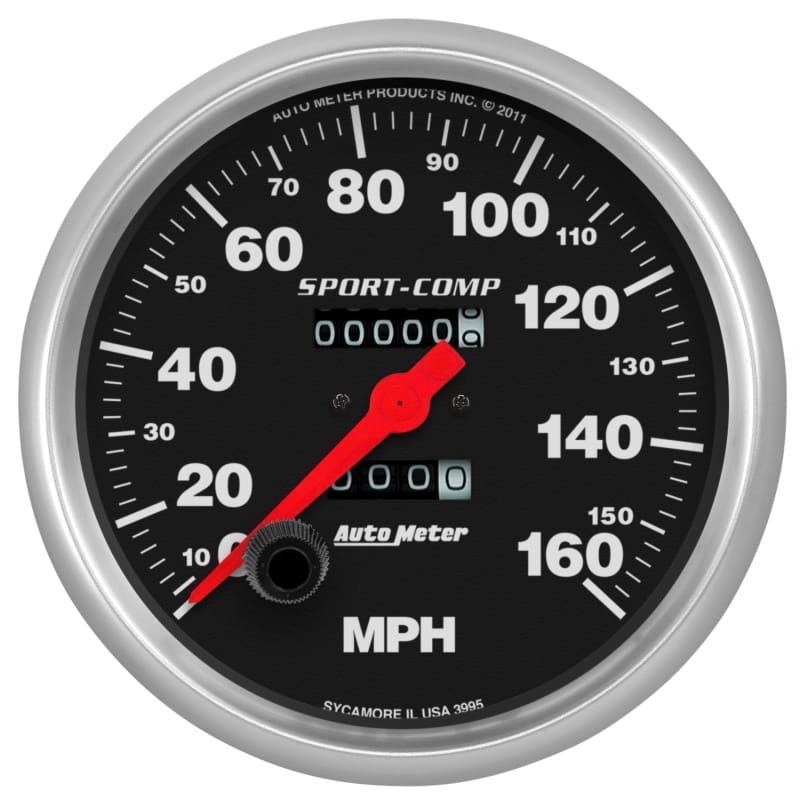 AutoMeter — AutoMeter Gauge Speedometer 5in. 160MPH Mechanical Sport-Comp
5" SPEEDO, 160 MPH,