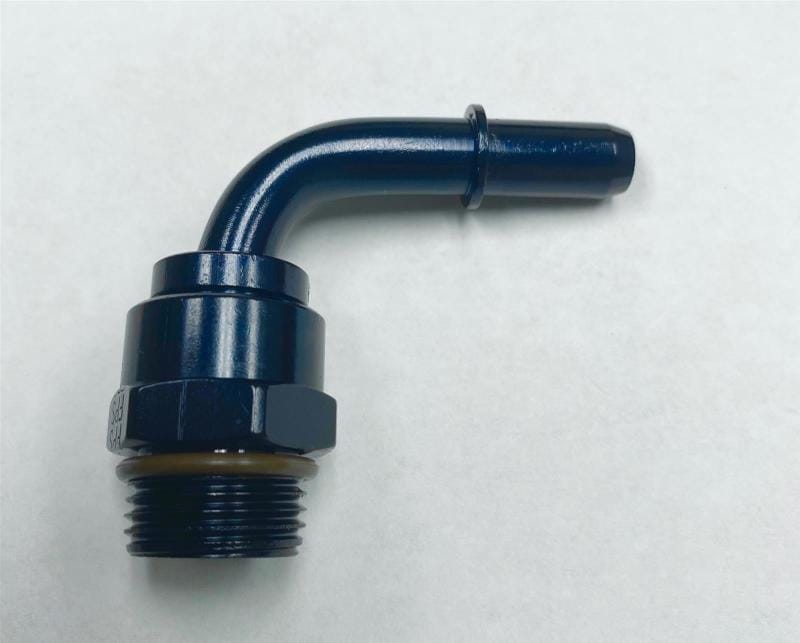 Fragola — Fragola 9/16-18 (6) ORB x 3/8in Male EFI Quick Disconnect 90 Degree