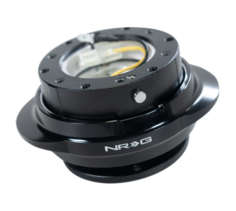 NRG — NRG Quick Release Gen 2.2 - Black Body / Shiny Black Oval Ring