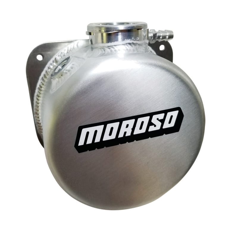 Moroso — Moroso Universal Coolant Expansion Tank - Billet Filler Neck - 1.5qt - 3-5/8in