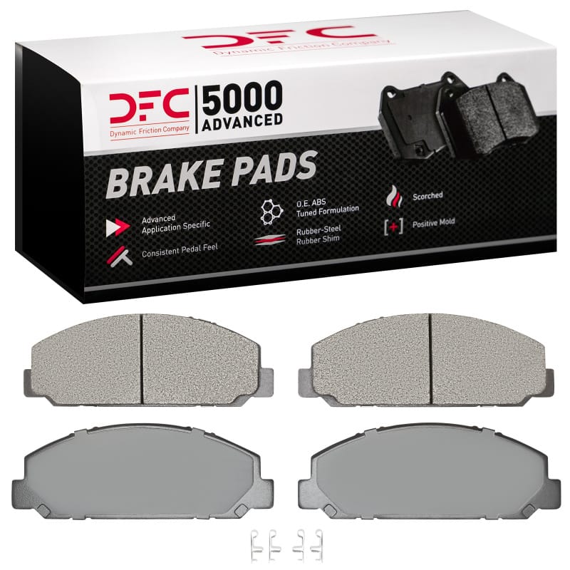 DFC — DFC 99-24 Chevrolet W5500 Tiltmaster Rear/Front 5000 Advanced Semi Metallic Brake Pads
DFC Brake Pad Set