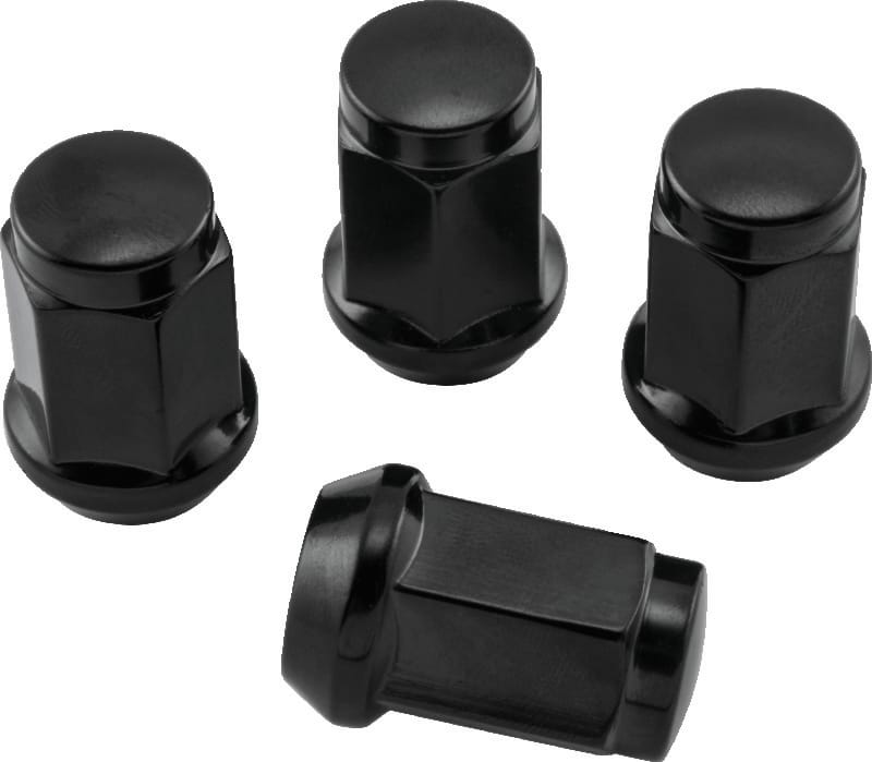 QuadBoss — Lug Nuts, 12x1.25, 17 mm. OD, Black