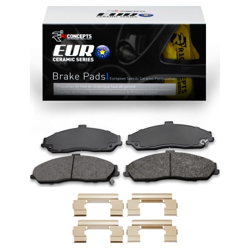 R1 Concepts — R1 04-09 Cadillac XLR Front Euro Ceramic Pads & Hardware Kit
R1 Euro Ceramic Pads