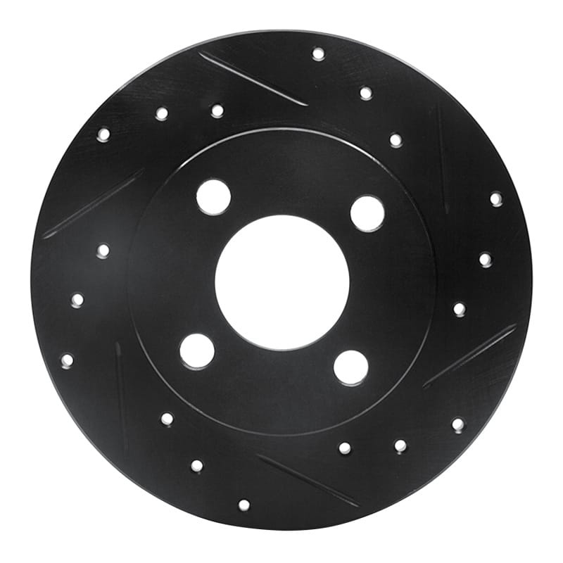 R1 Concepts — R1 81-87 Renault ALLIANCE Front Right Drilled & Slotted Black Brake Rotor
R1 Brake Rotor Drill