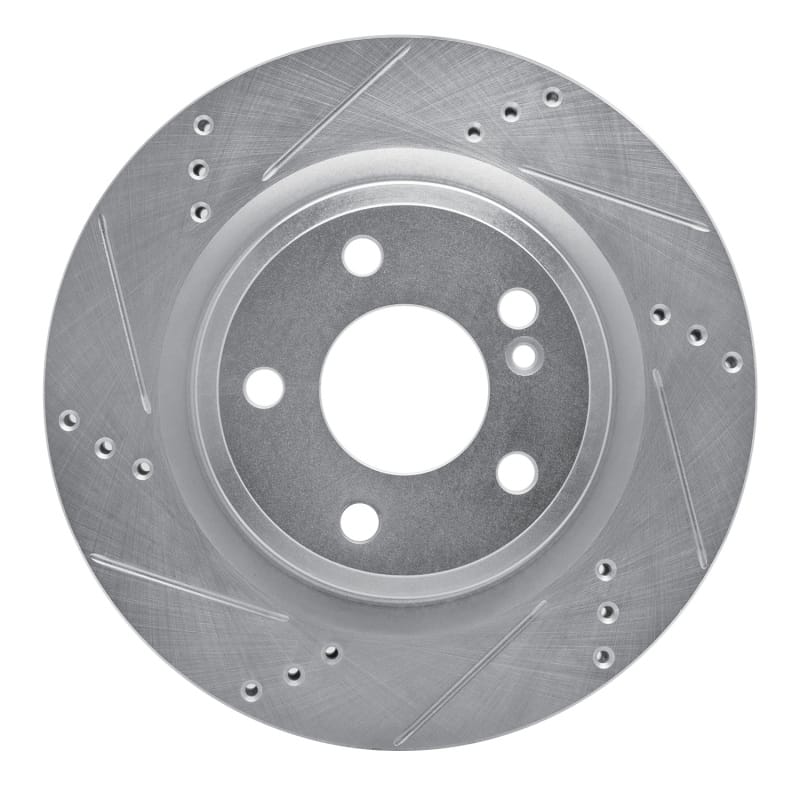 R1 Concepts — R1 14-19 Mercedes-Benz GLA250 (Mexico) Rear Left Drilled & Slotted Silver Brake Rotor
R1 Brake Rotor Drill
