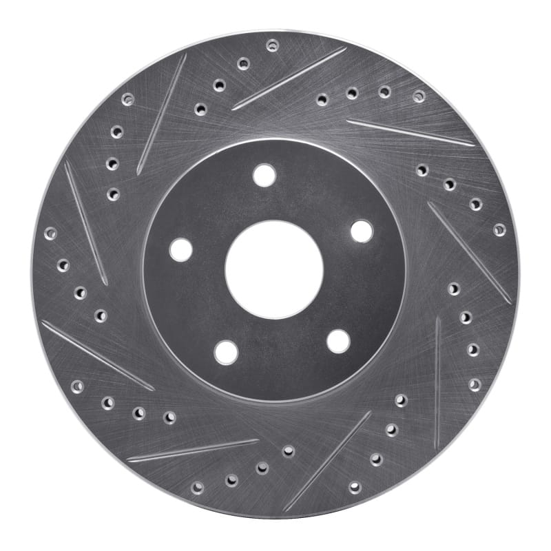 R1 Concepts — R1 92-97 Subaru SVX Front Left Drilled & Slotted Silver Brake Rotor
R1 Brake Rotor Drill