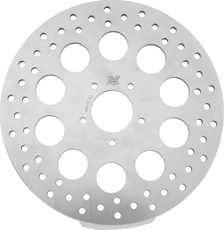 TwinPower — Solid Rotor Hole Stainless, Front, 11.8 in.