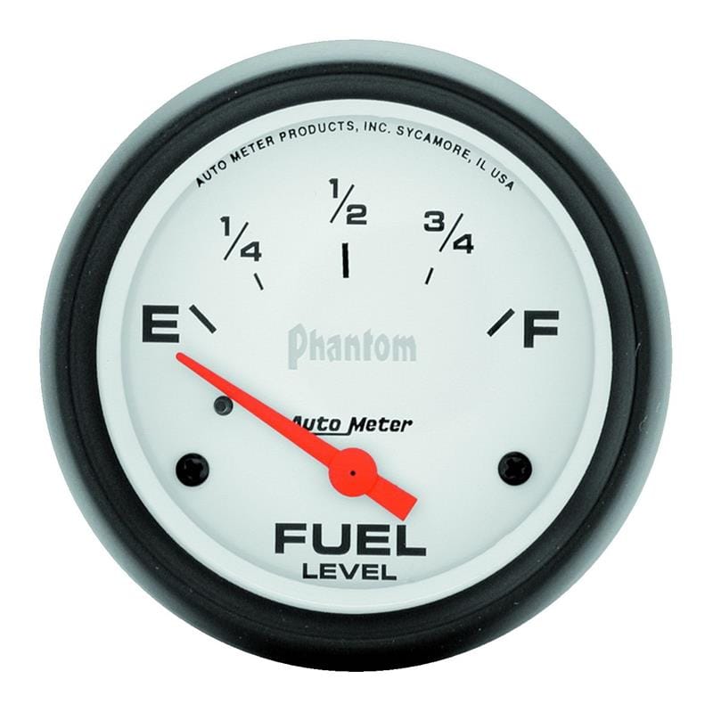 AutoMeter — GAUGE, FUEL LEVEL, 2 5/8" , 240OE TO 33OF, ELEC, PHANTOM