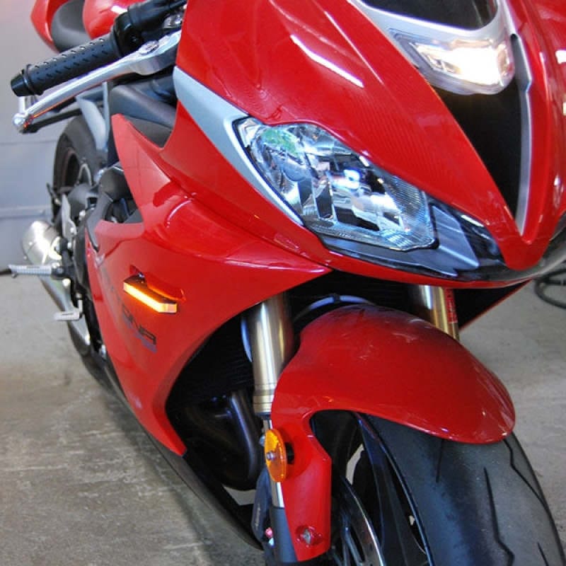 New Rage Cycles — New Rage Cycles 13+ Triumph Daytona 675 Front Turn Signals w/Load EQ