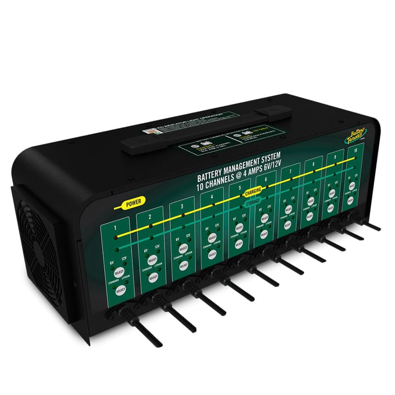 Battery Tender — Battery Tender 10-Bank 6V/12V 4A Selectable Battery Charger