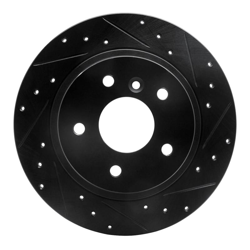 R1 Concepts — R1 94-04 Land Rover Discovery Rear Right Drilled & Slotted Black Brake Rotor
R1 Brake Rotor Drill