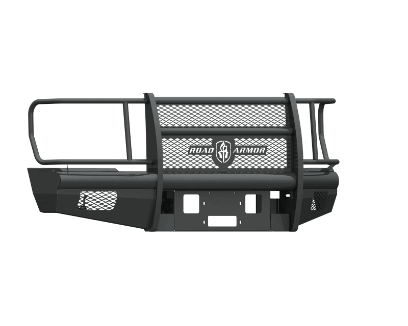 Road Armor — Road Armor 08-10 Ford F-250 Vaquero Front Non-Winch Plate (Plate ONLY - No Bumper) - Tex Blk