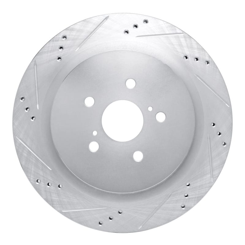 R1 Concepts — R1 16-22 Lexus RX450hL Rear Left Drilled & Slotted Silver Brake Rotor
R1 Brake Rotor Drill