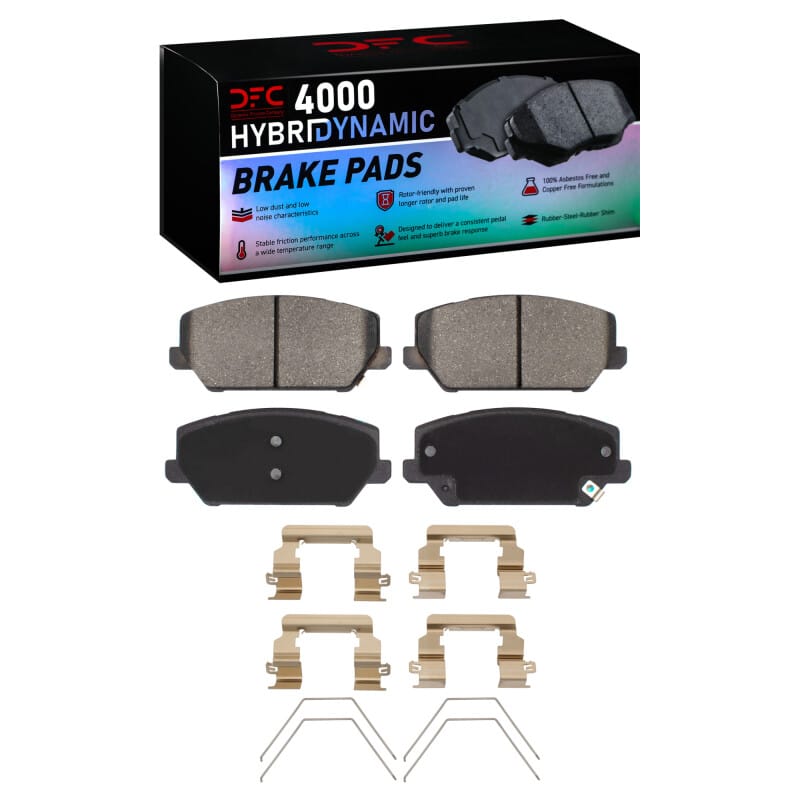 DFC — DFC 22-25 Hyundai Kona N Front 4000 HybriDynamic Brake Pads and Hardware Kit
DFC Brake Pad Set