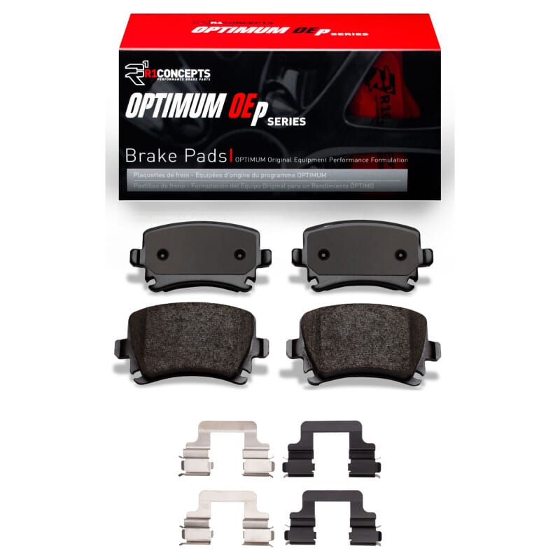 R1 Concepts — R1 08-16 Audi TT Quattro RS Rear Optimum OE Pads & Hardware Kit
R1 Optimum Oe Pads a