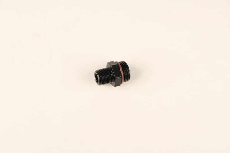 Fragola — Fragola -12AN O-Ring x 1 1/16-12 (12) O-Ring Adapter - Black