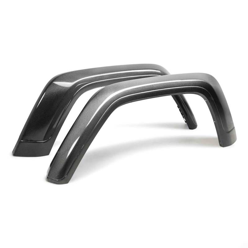 Anderson Composites — Anderson Composites 20-23 Jeep Gladiator (JT) Carbon Fiber Rear Fender Flares (Pair)