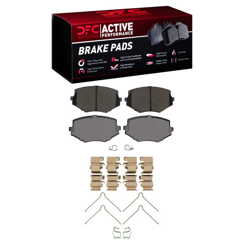 DFC — DFC 94-02 Mazda Miata Front Active Performance Pads and Hardware Kit
DFC Brake Pad Set