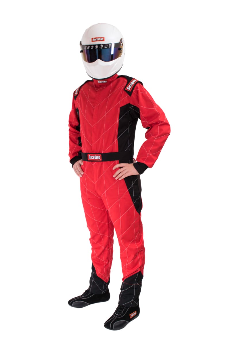Racequip — RaceQuip Red Chevron-1 Suit - SFI-1 Medium