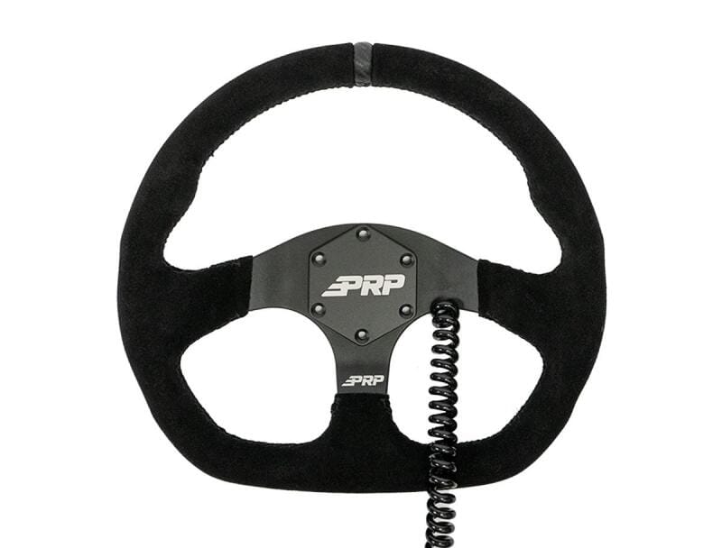 PRP Seats — PRP Heated Comp-R Suede Steering Wheel - Black