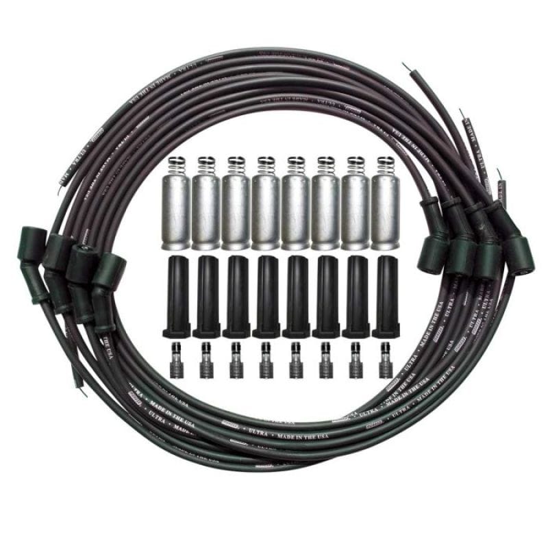 Moroso — Moroso Universal GM LS Unsleeved Ultra Spark Plug Wire Set - Black
