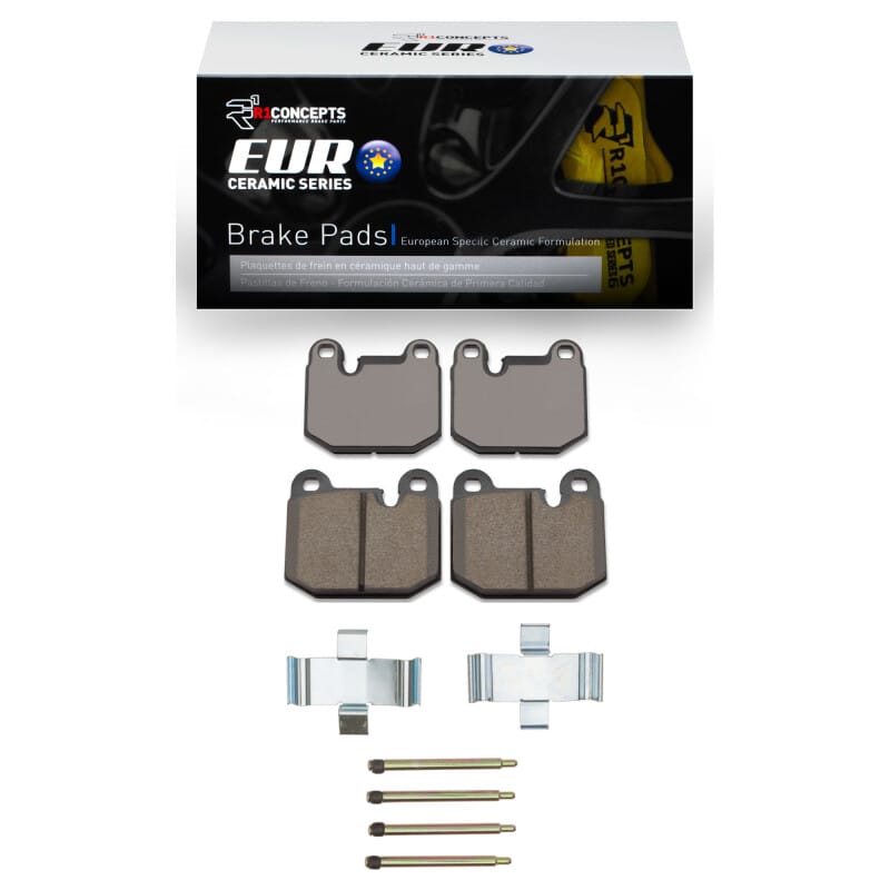 R1 Concepts — R1 76-77 BMW 320I (USA/Canada) Front Euro Ceramic Pads & Hardware Kit
R1 Euro Ceramic Pads