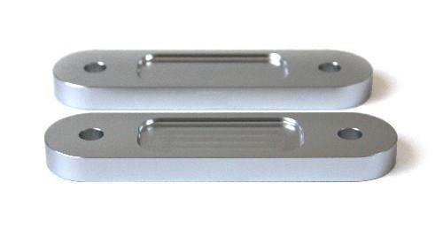 BLOX Racing — BLOX Honda S2000 Racing Front 12mm Thin Spacer Bump Steer Kit - Silver (Lowered 1in and more)