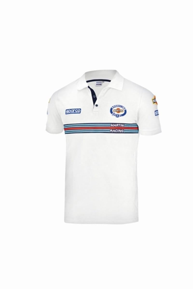 SPARCO — Sparco Polo Replica Martini-Racing Large White