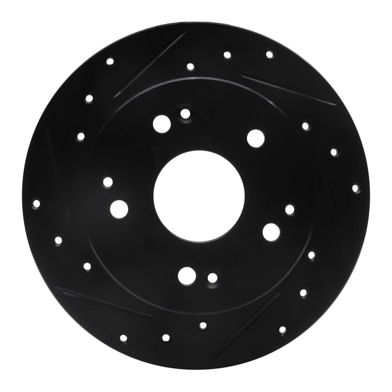 R1 Concepts — R1 97-06 Acura RSX Rear Left Drilled & Slotted Black Brake Rotor
R1 Brake Rotor Drill