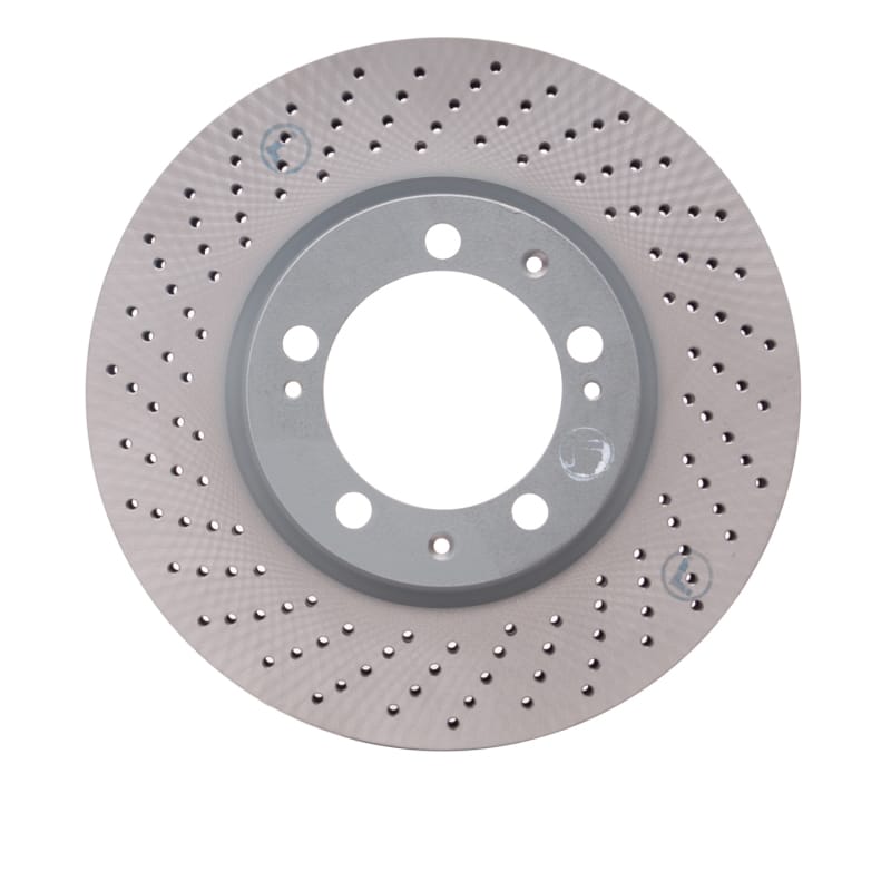DFC — DFC 93-94 Porsche 911 Left Front Drilled Hi-Carbon Alloy Geomet Coated Rotor
DFC Brake Rotor