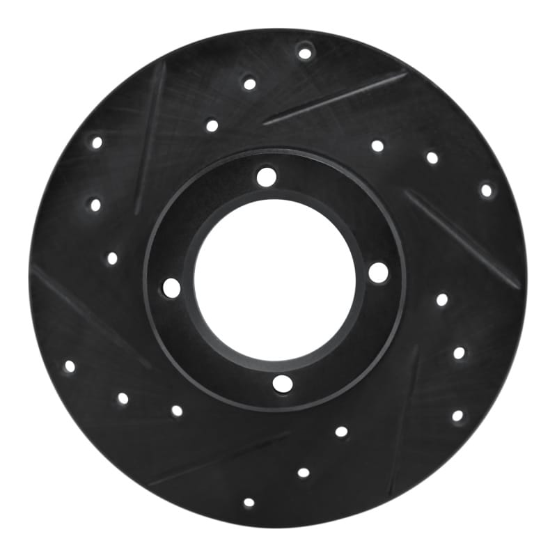 R1 Concepts — R1 80-83 Subaru GLF Front Left Drilled & Slotted Black Brake Rotor
R1 Brake Rotor Drill