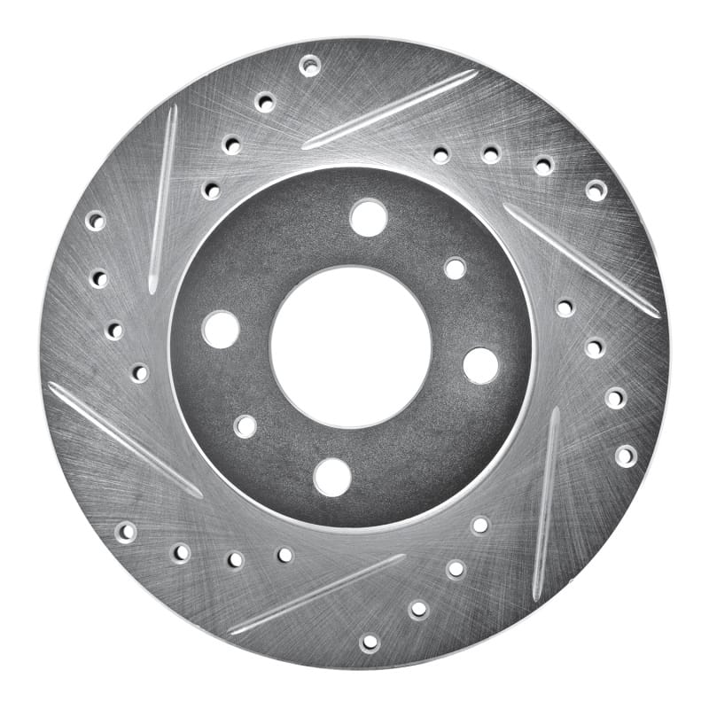 R1 Concepts — R1 88-06 Nissan Sentra Front Left Drilled & Slotted Silver Brake Rotor
R1 Brake Rotor Drill