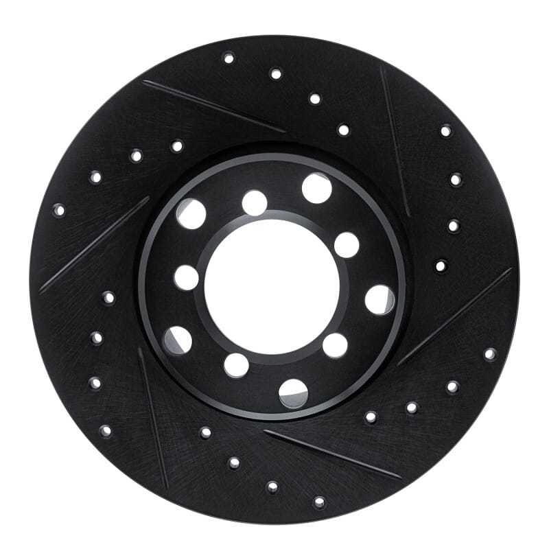 R1 Concepts — R1 65-73 Mercedes-Benz 250C Front Right Drilled & Slotted Black Brake Rotor
R1 Brake Rotor Drill