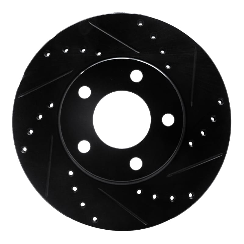 R1 Concepts — R1 94-04 Ford Mustang Front Right Drilled & Slotted Black Brake Rotor
R1 Brake Rotor Drill