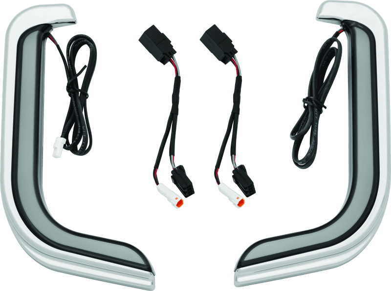 Kuryakyn — Kuryakyn Tracer LED Fairing Lower Accents Chrome