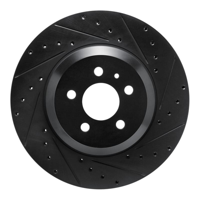 R1 Concepts — R1 17-25 Tesla Model 3 Front Right Drilled & Slotted Black Brake Rotor
R1 Brake Rotor Drill