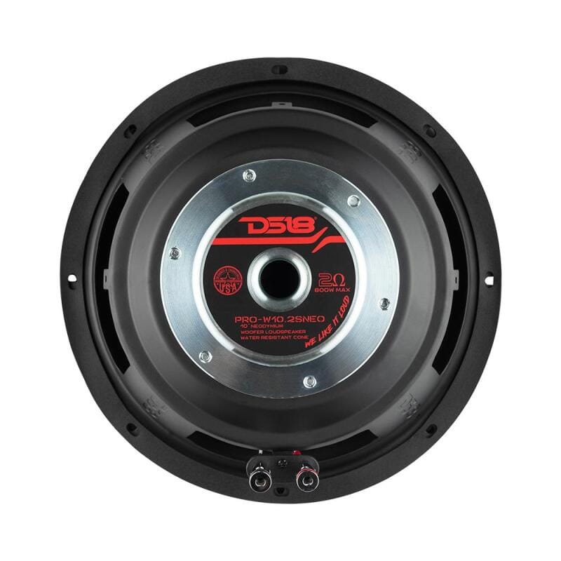 DS18 — DS18 10in 350 Watts RMS 4 ohm Neodymium Cone Woofer