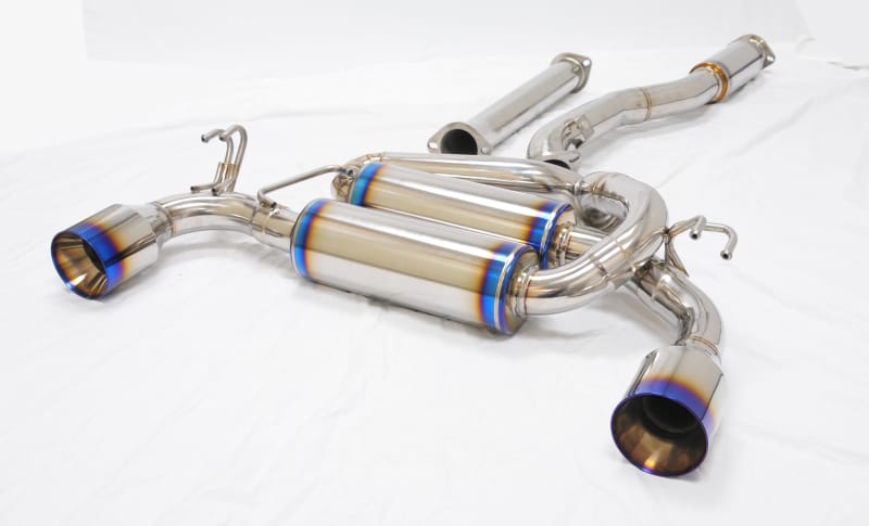 MXP — MXP 08-15 Mitsubishi Evolution 10 w/2 Section Pipes T304 SP Exhaust System w/Dual Exit
