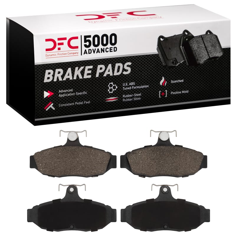 DFC — DFC 86-93 Ford Mustang Rear 5000 Advanced Semi Metallic Brake Pads
DFC Brake Pad Set