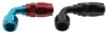 Fragola — Fragola -4AN x 90 Degree Pro-Flow Hose End - Black