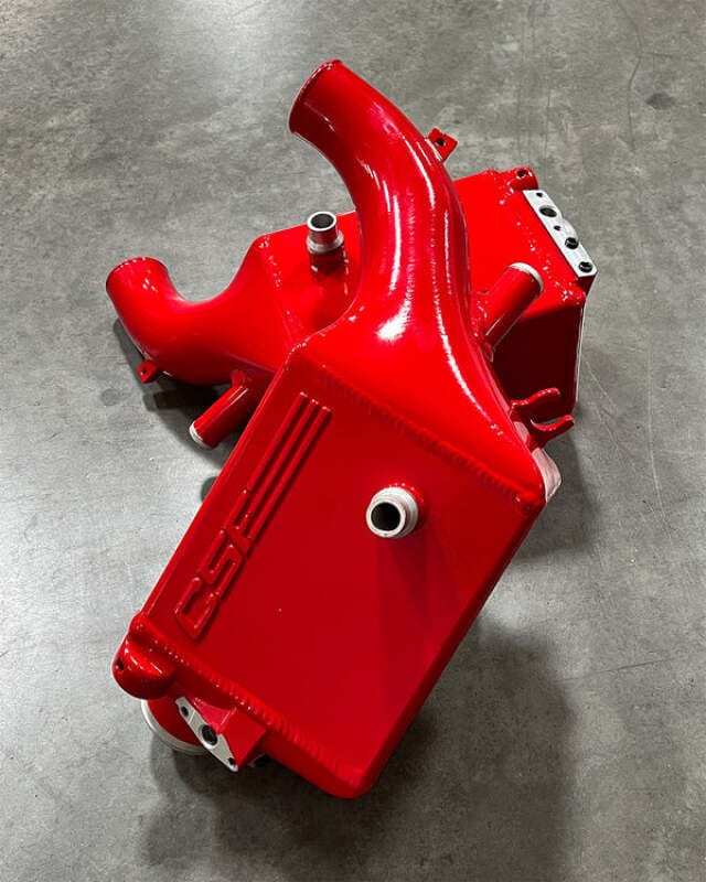 CSF — CSF 16-21 BMW M5 (F90) / 17-21 BMW M8 (F91/F92/F93) Twin Charge-Air-Cooler Set - Bengal Red Gloss